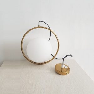 Lampu Gantung Gold Bola Kaca Modern Dekorasi Minimalis - Image 2
