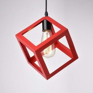 Lampu Gantung L-651 Segi Empat Kubus E 27 - Image 2