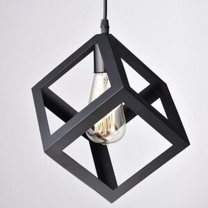 Lampu Gantung L-651 Segi Empat Kubus E 27 - Image 4