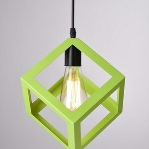 Lampu Gantung L-651 Segi Empat Kubus E 27 - Image 1