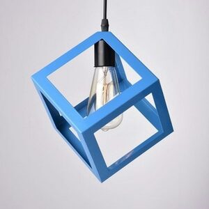 Lampu Gantung L-651 Segi Empat Kubus E 27 - Image 5