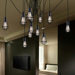 Lampu Hias L-644 12L Gantung 12 X E27 Decor Vintage