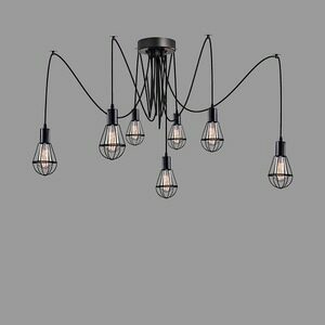 Lampu Hias Model L-643/8L Gantung 8 X E 27 Decor, Vintage - Image 2