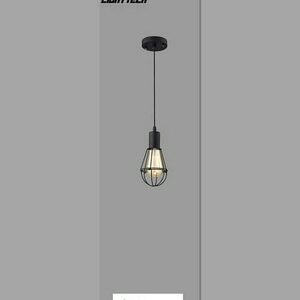 Lampu Hias Model L563 1L BK E27 Vintage Decor - Image 1