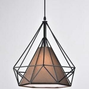 Lampu Hias L599 Gantung Besi Kain E27 Decor Vintage - Image 5