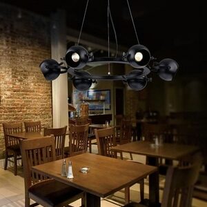Lampu Hias L649 6L Gantung 6X E27 BK Decor Vintage