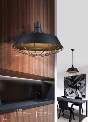 Lampu Gantung Sarang BK L568 E27 Vintage
