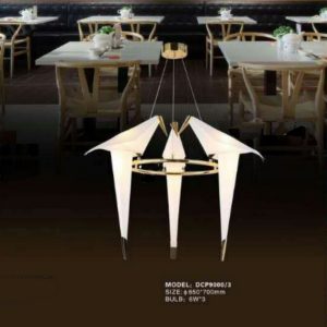 Lampu Gantung Modern Led Bird Origami 3 Arms Pendant Lamp - Image 2