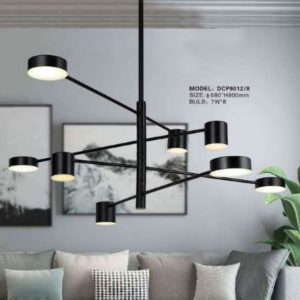Lampu Gantung Ceiling Modern Black Led Pendant Lamp - Image 3