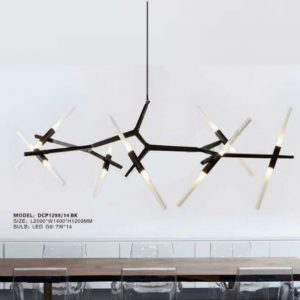 Lampu Gantung Hias DCP 1299 Pendant Lamp Hitam Minimalis Modern - Image 6