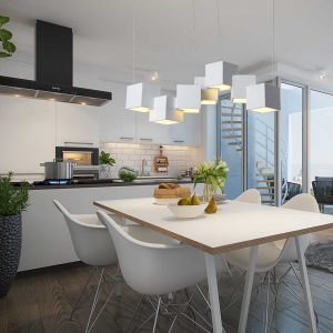 Lampu Gantung Modern Minimalis Vintage Retro Led Farm House White - Image 2