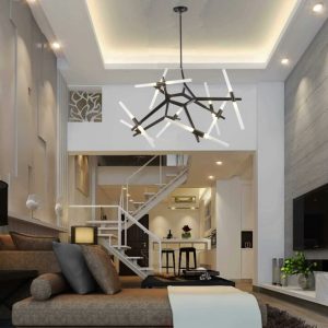 Lampu Gantung Hias DCP 1299 Pendant Lamp Hitam Minimalis Modern - Image 2