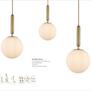Lampu gantung modern minimalis 455 milky - Image 1