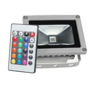 Lampu Sorot LED 10W Rgb Remote Type Fl 1010 - Image 1