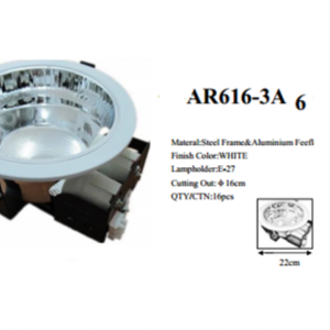 Lampu Downlight Tanpa Kaca 6inch - Image 1