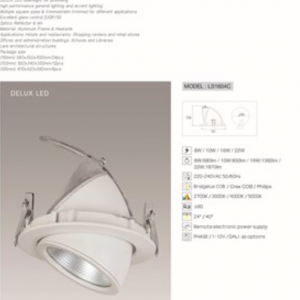 Lampu Downlight Keong OSCLED DELUX LED 1604 - Image 1