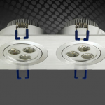 lampu plafon double head persegi