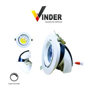 Vinder Ceiling Spotlight Adjustable COB Wall Washer - Image 1