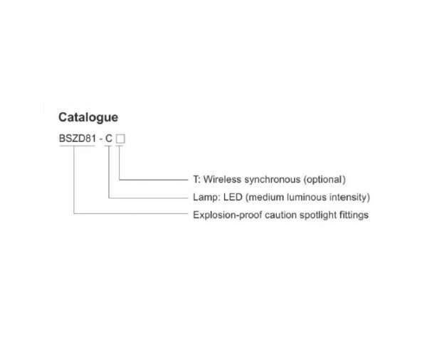 BSZD81-C EX-PROOF LOCAL CAUTION SPOTLIGHT FITTINGS