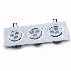 Oscled Retangular Downlight Ac 220V 9X1w - Image 1