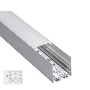 led aluminium profil untuk channel led kaku strip