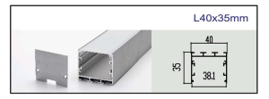 led strip housing 4cm