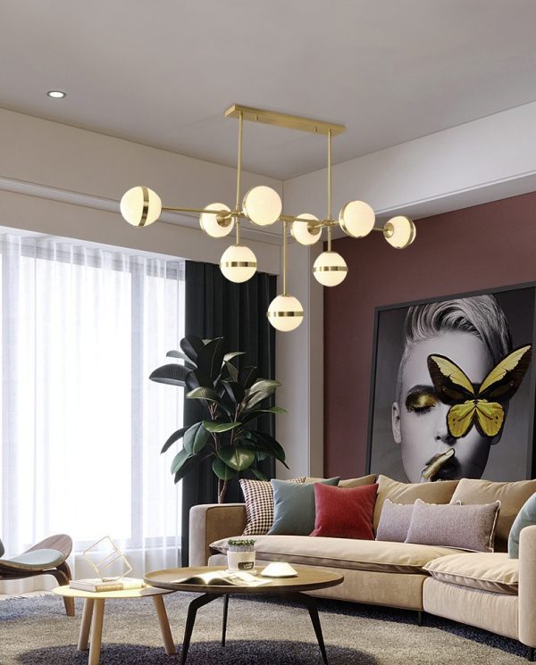 lampu gantung desainer model bangunan duplex minimalis ruang toko pakaian toko tukang cukur