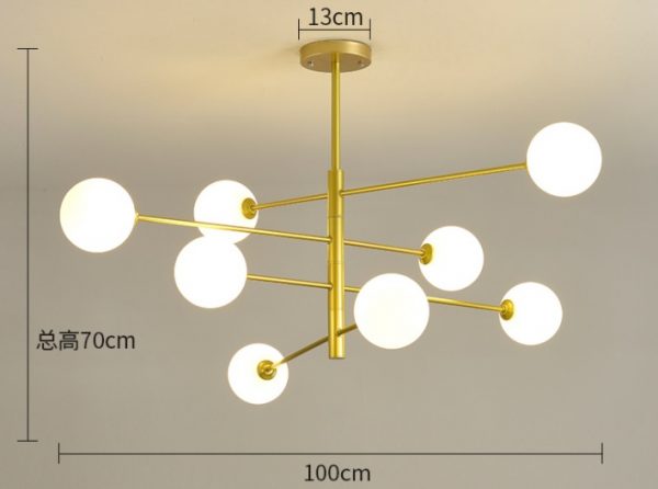 lampu gantung model minimalis kap lampu kaca atmosfer