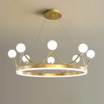 Kreatif Mahkota Lampu Lampu Gantung Mewah Sederhana Fashion Modern Ruang Tamu Kamar Tidur Kamar Putri Lampu Gantung