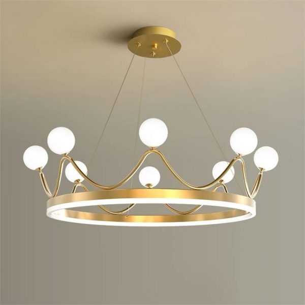 Kreatif Mahkota Lampu Lampu Gantung Mewah Sederhana Fashion Modern Ruang Tamu Kamar Tidur Kamar Putri Lampu Gantung