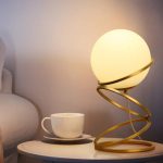 Lampu Meja cafe minimalis desain restoran dan apartemen