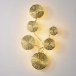 Lampu Dinding Cahaya Mewah Daun Teratai