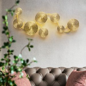 Lampu Dinding Lampu Mewah Daun Teratai