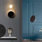Lampu Dinding Ruang Tamu Seni Samping Tempat Tidur