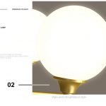 Lampu Gantung tembaga Fashion Sederhana