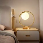 Lampu Hangat Rumah Bulan Lampu Meja