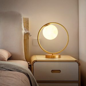 Lampu Hangat Rumah Bulan Lampu Meja