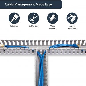 Kabel Tray Manajemen Saluran Horizontal