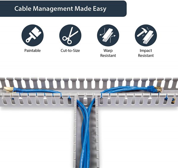 Kabel Tray Manajemen Saluran Horizontal