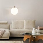 Minimalis Kaca Lampu Dinding Nordic Kepribadian Kreatif Belajar Dekorasi Kamar Tidur Pencahayaan Lampu Dinding Samping Tempat Tidur