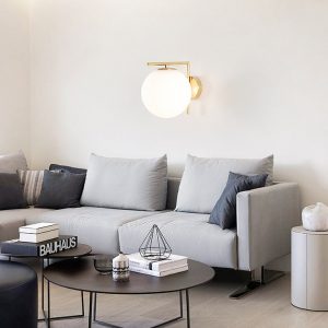Lampu Dinding Nordic Kepribadian Kreatif Belajar Dekorasi Kamar Tidur Pencahayaan