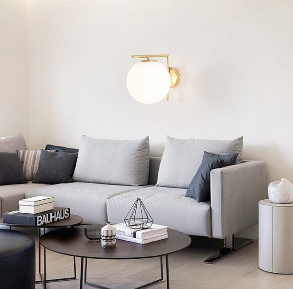 Lampu Dinding Nordic Kepribadian Kreatif Belajar Dekorasi Kamar Tidur Pencahayaan