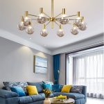 Lampu Gantung Mewah Nordic Modern Minimalis Dekorasi Ruang Tamu