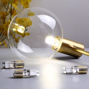 Lampu dan lentera gaya Nordic semua lampu ruang tamu tembaga sederhana modern kamar tidur kacang ajaib lampu gantung restoran lampu molekuler