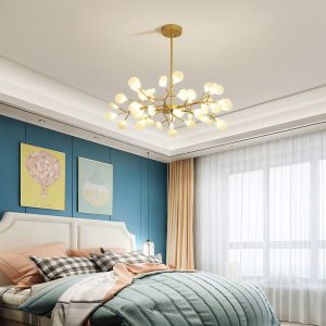 Lampu Gantung Nordic Kepribadian Kreatif Pohon Molekul Ruang Tamu Kamar Tidur Restoran