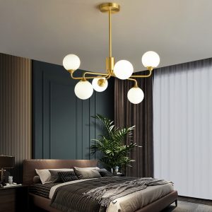 Lampu Gantung Modern Building Villa LED Kamar Tidur Lampu Belajar