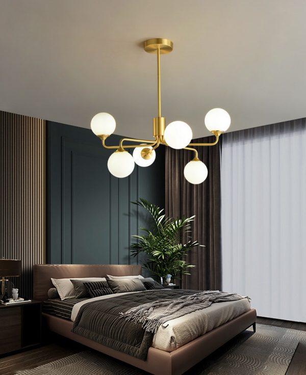 Lampu Gantung Modern Building Villa LED Kamar Tidur Lampu Belajar