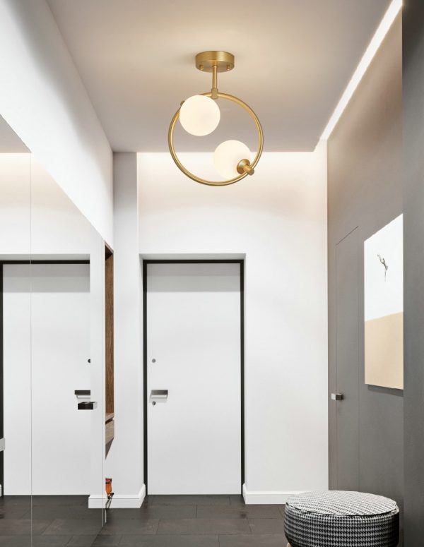 lampu langit-langit Nordic pintu masuk lorong koridor cahaya mewah ruang ganti modern kreatif