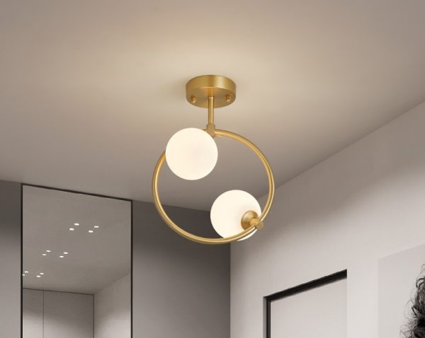 lampu langit-langit Nordic pintu masuk lorong koridor cahaya mewah ruang ganti modern kreatif