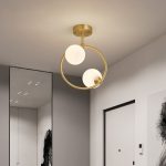 lampu langit-langit Nordic pintu masuk lorong koridor cahaya mewah ruang ganti modern kreatif